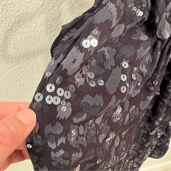 REBECCA TAYLOR Sequin Silk Tank Top - Picture 8 of 10